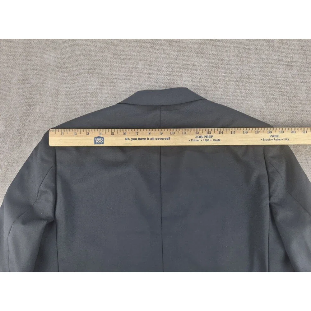 J. Crew Ludlow Suit Jacket Men 40R Slim Black Loro Piana 120's Wool Sport Coat